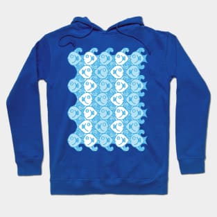 funny fish texture Hoodie